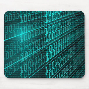 IT programming  computer binary code programmer Mouse Pad