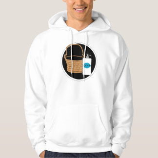 It put the lotion in the basket. hoodie