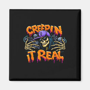 It Real Halloween Hip Hop Skeleton Drug Graffiti S Magnet