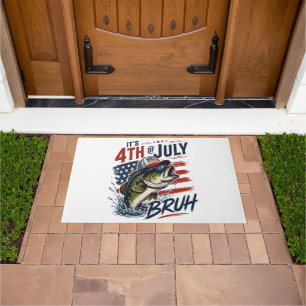 It’s 4th of July Bass Brute Fishing Doormat