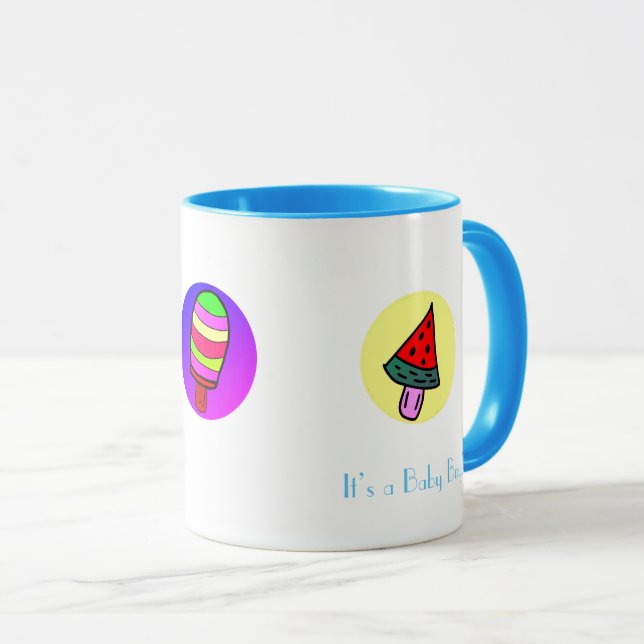 It’s a baby boy mug (Front Right)