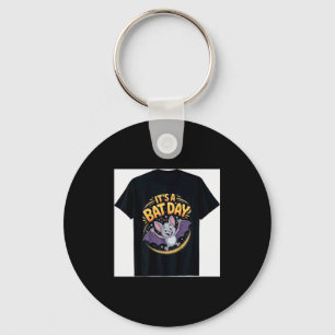 It’s A Bat Day Funny Cute Nocturnal Animal Humor G Key Ring