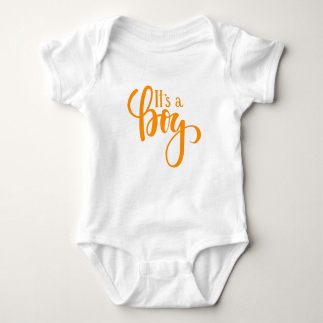 It’s a boy baby  baby bodysuit (Front)