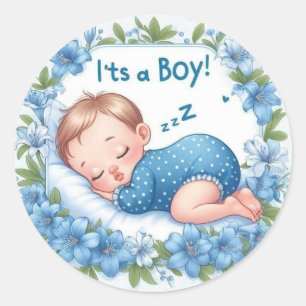 It’s a Boy Baby Shower Sticker