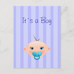 It´s a Boy - Birth Announcement Postcard