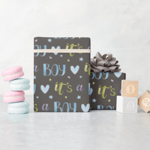 It’s A Boy New Baby Wrapping Paper