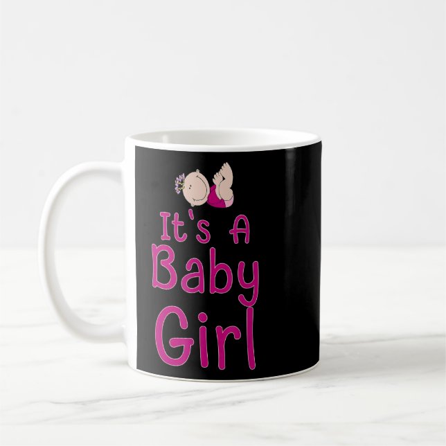 It’s A Boy Or Girl Baby Gender Announcement 1  Coffee Mug (Left)