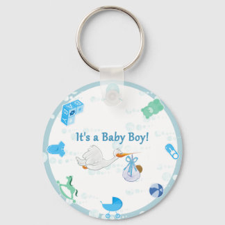 It’s a Boy – Personalised Baby Shower Key Ring