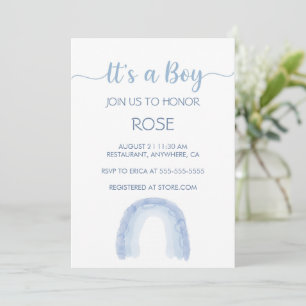 It’s a Boy Rainbow Invitation