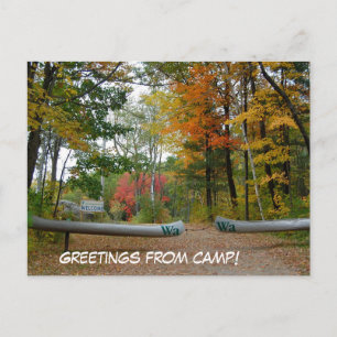 It;s a camp postcard! postcard