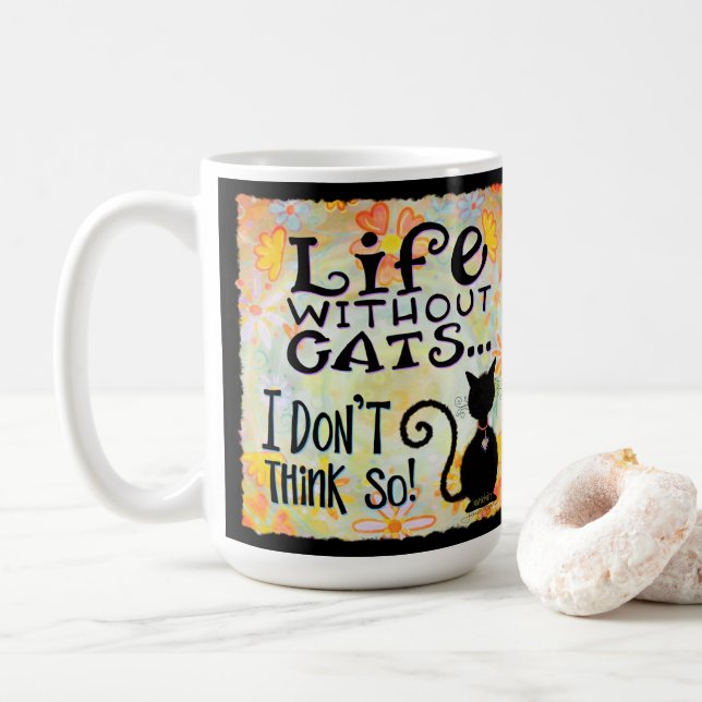 It’s a Cat Life For Me Coffee Mug (With Donut)