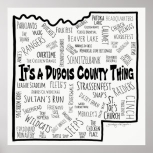 It’s a Dubois County Thing Poster