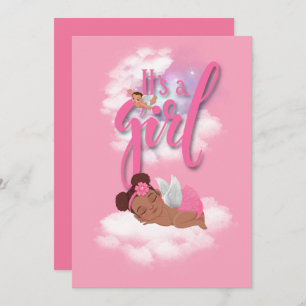 It’s a girl baby Announcement Card