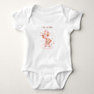 It 's a girl baby bodysuit
