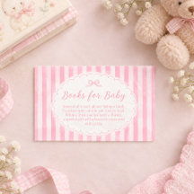 It’s A Girl Pink Bow Baby Shower Books For Baby