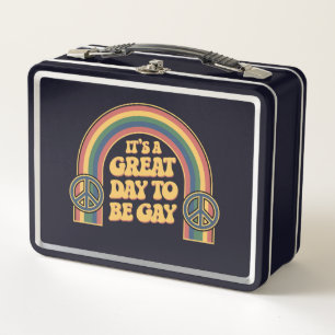 It’s A Great Day To Be Gay LGBTQ Pride Month Queer Metal Lunch Box