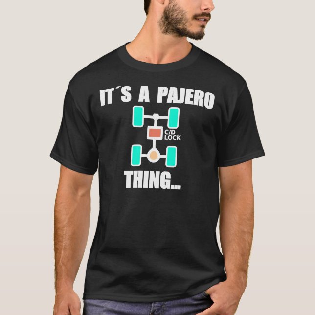 IT´S A PAJERO THING... Fitted  T-Shirt (Front)