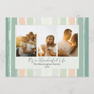 It’s a Wonderful Life Photo Collage Holiday Card