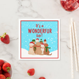 It’s a WONDERFUR Life Cocktail Napkins set of 50