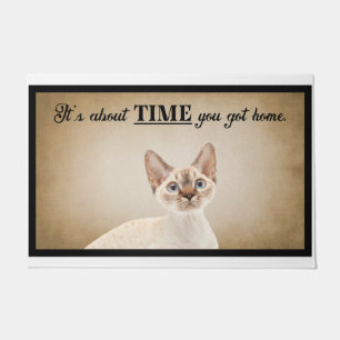 It’s About Time You Got Home American Cat Doormat