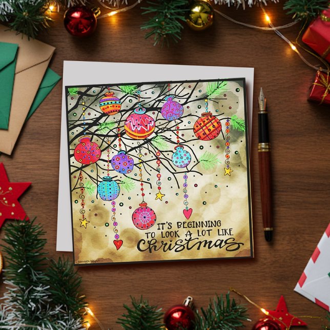 It’s Beginning to Look Like Christmas Quote Holiday Card (Creator Uploaded)