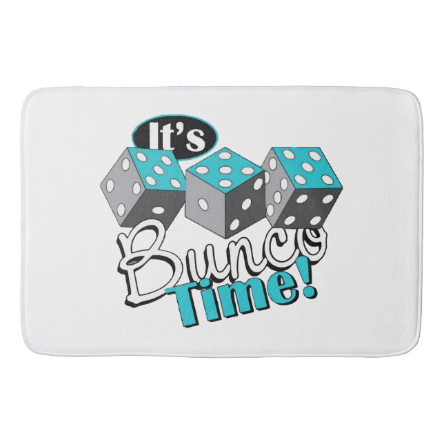 It s Bunco Time! Bath Mat (Front)
