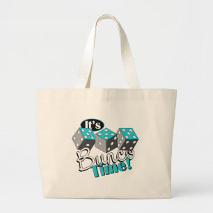 It s Bunco Time! Large Tote Bag