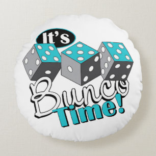 It s Bunco Time! Round Cushion