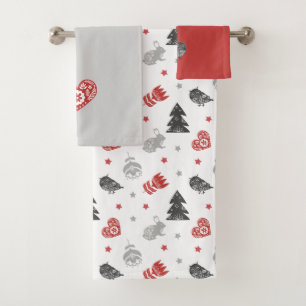 It’s Christmas Time Bath Towel Set