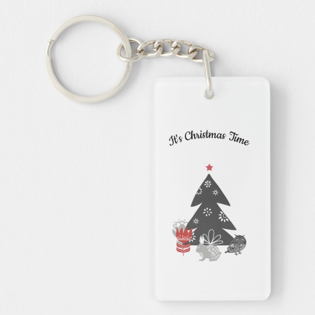 It’s Christmas Time Key Ring (Front)