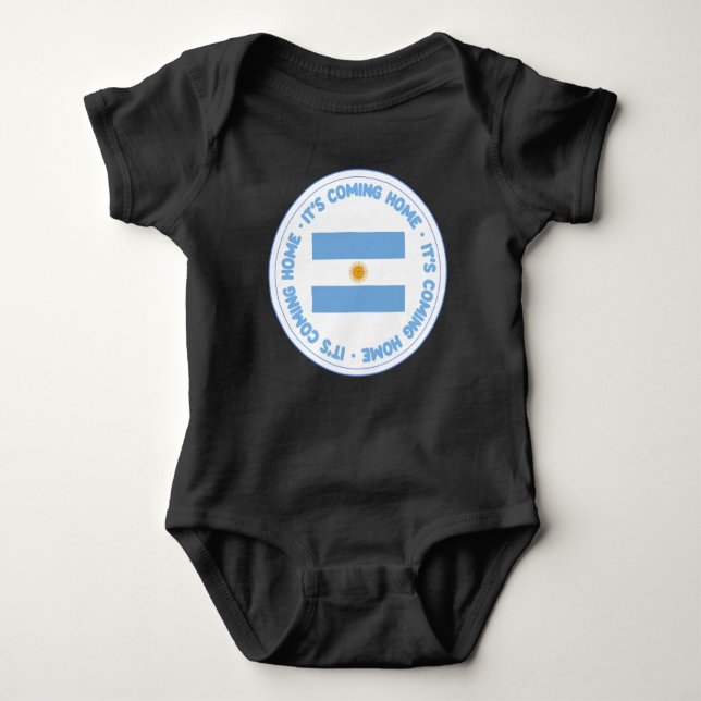 It’s Coming Home Argentina - Baby Baby Bodysuit (Front)
