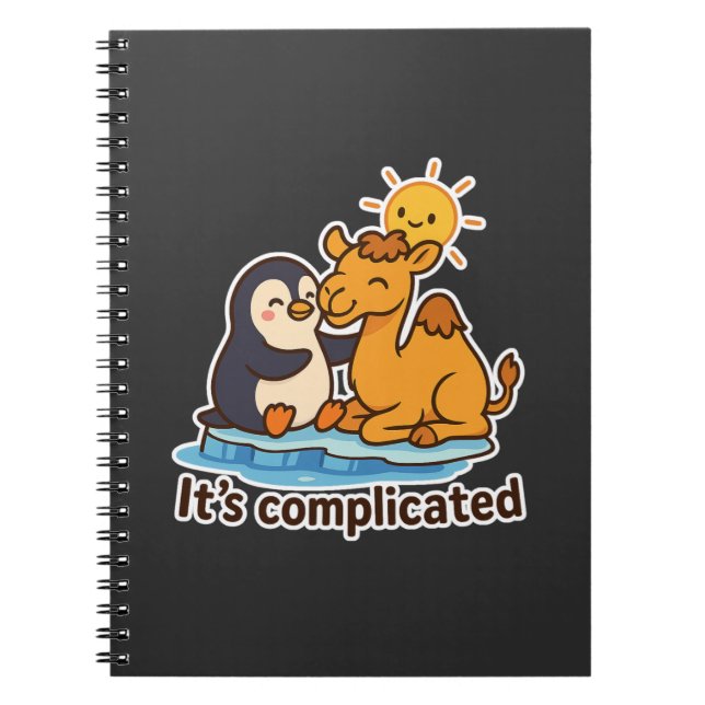 It’s Complicated Spiral Notebook (Front)