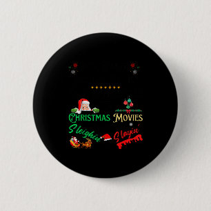 It’s Either Serial Killer Doentaries Or Christmas 6 Cm Round Badge