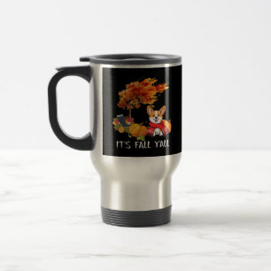 It’s Fall Y’all Autumn Cool Graphic Travel Mug