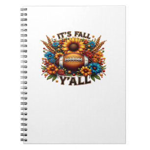 It’s Fall Y’all Autumn Football Notebook