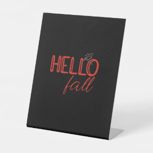 It’s Fall Y’all Autumn Leave Design Cute Pumpkin F Pedestal Sign