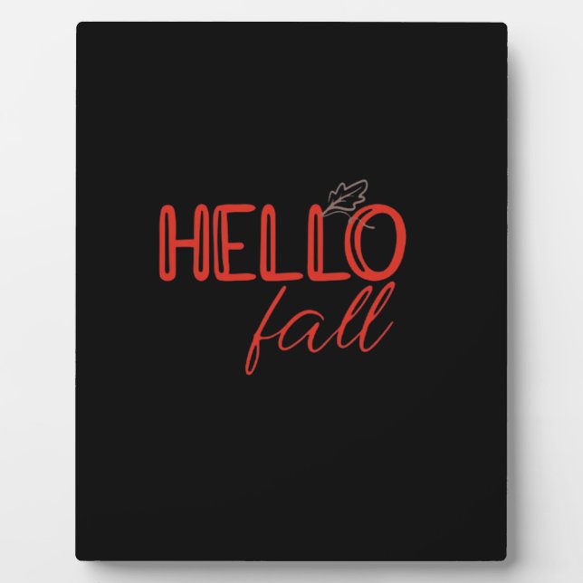 It’s Fall Y’all Autumn Leave Design Cute Pumpkin F Plaque (Front)