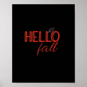 It’s Fall Y’all Autumn Leave Design Cute Pumpkin F Poster