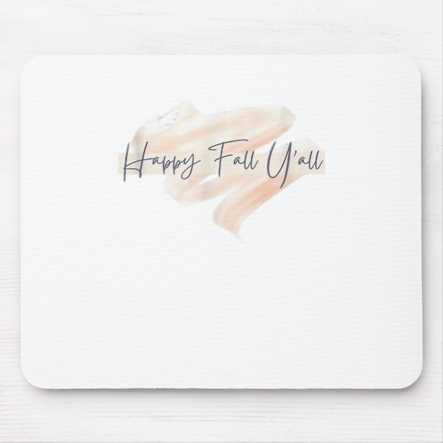 It’s Fall Y’all Beagle Cute Dog Lover Fall Thanksg Mouse Pad (Front)