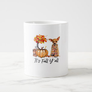 It’s Fall Y’all Chihuahua Dog Halloween Large Coffee Mug