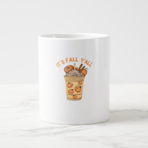 It’s Fall Y’all Cool Retro Large Coffee Mug