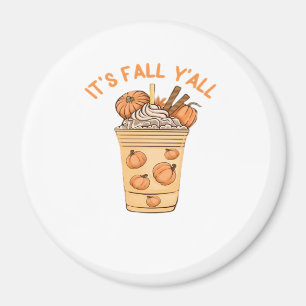 It’s Fall Y’all Cool Retro Magnet