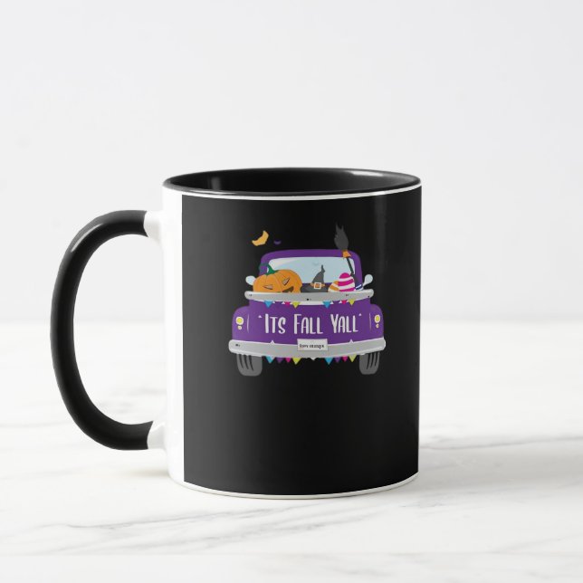 It’s Fall Y’all Cool Unique Mug (Left)