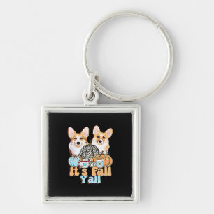 It’s Fall Y’all Corgis Unique Aesthetic Key Ring