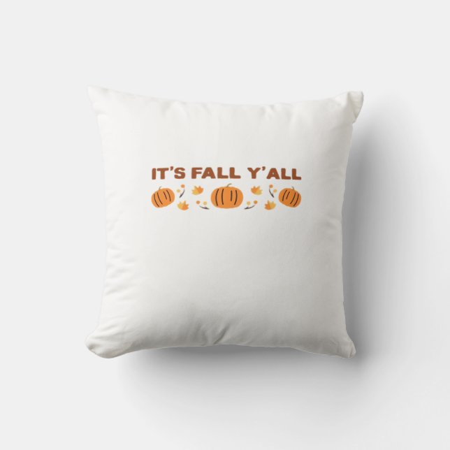 It’s Fall Y’all Creative Art Cushion (Front)
