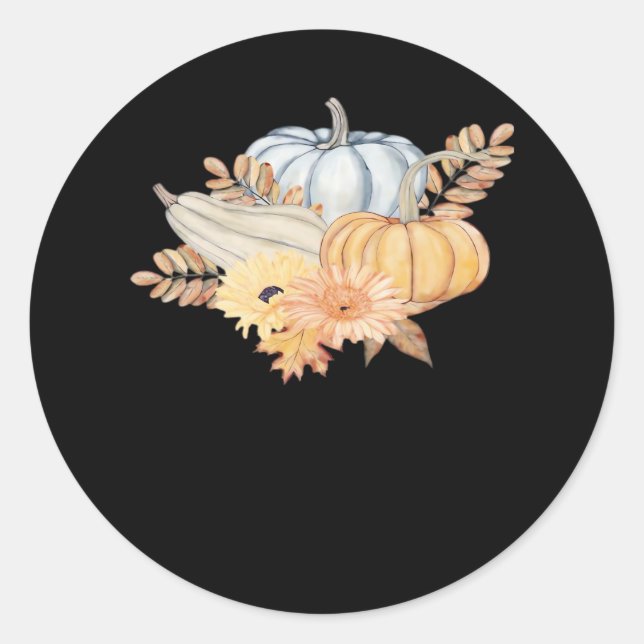 It’s Fall Y’all Creative Casual Classic Round Sticker (Front)