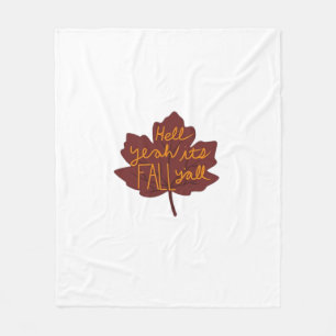 It’s Fall Y’all Creative Casual Fleece Blanket