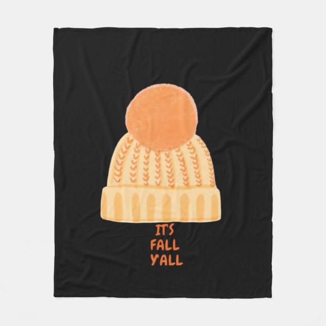 It’s Fall Y’all Creative Casual Fleece Blanket (Front)