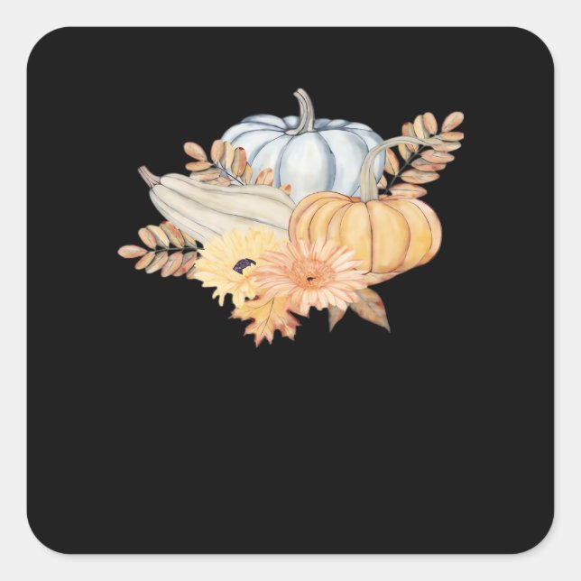 It’s Fall Y’all Creative Casual Square Sticker (Front)