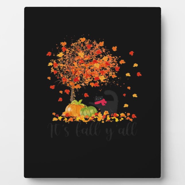 It’s Fall Y’all Cute Lovers Thanksgiving Plaque (Front)
